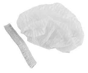 Шапочка одноразовая Шарлотта (1уп - 100 шт.) белая