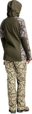 Куртка БЕЛУХА, Софтшелл+флис, женская, оливковая КУР 910