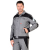 Куртка "Пекин" кор., летняя: серая с черным (ЧЗ)