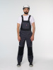 Полукомбинезон рабочий мужской №116 серый с черный, СОП, ткань Rodos