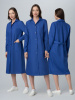 Халат женский База (тк.ТиСи), васильковый