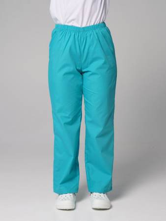 Костюм рабочий универсальный №104 (куртка, брюки) бирюза, ткань смесовая