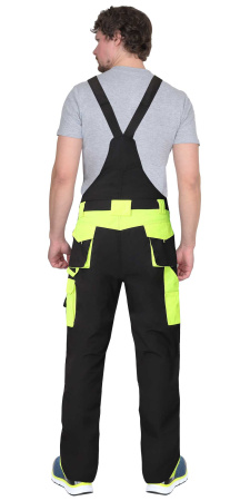 Полукомбинезон "ОНИКС" черный с лимонным (ЧЗ)