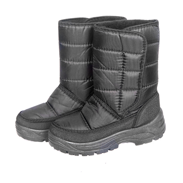 САПОГИ ПВХ ЖЕНCКИЕ дутые "Люкс/АЛЯСКА" С ЛИПУЧКОЙ (АРТ.12-51-5), черный Step