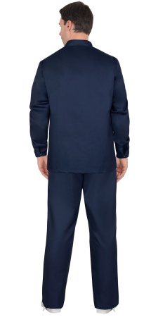 Костюм "СИЦИЛИЯ" мужской: куртка, брюки, темно-синий тк. Медикал (ЧЗ)