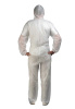 Комбинезон одноразовый, спанбонд 40гр.,  белый