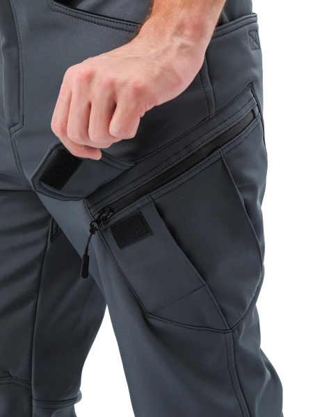 Костюм "ВЕПРЬ" куртка/брюки, цвет: т.серый, ткань: Софтшелл