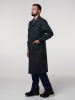 Халат рабочий мужской №200 черный, ткань Бязь