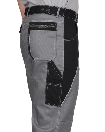 Брюки "Пекин" серые с черным