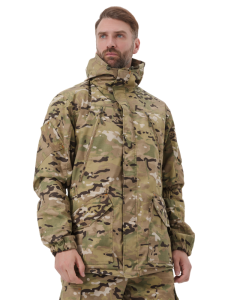 Костюм "ГЕРКОН-ЛЕТО" куртка/брюки, цвет: кмф "Мультикам", ткань: Твил рип-стоп