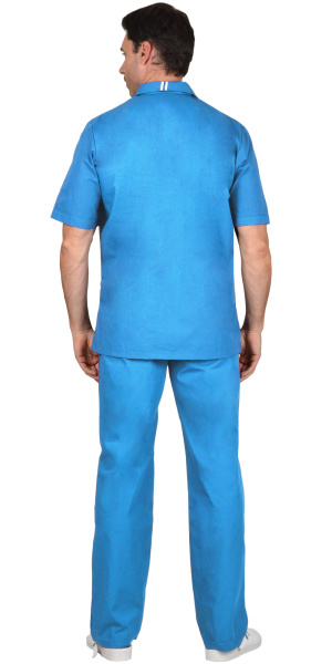 Костюм "ВИКТОР" мужской: куртка, брюки, голубой