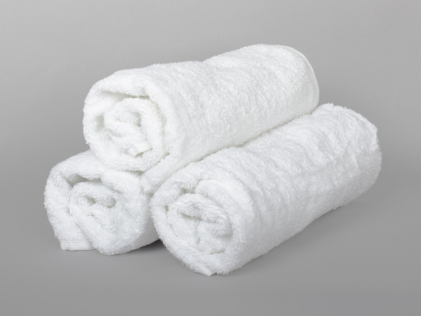 Полотенце махровое 430 гр. (40х70), белый (ЧЗ)