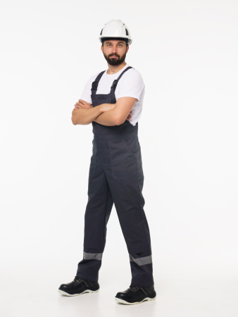 Полукомбинезон рабочий мужской №112 тёмно-серый СОП