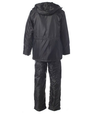Костюм утепленный «ОХРАННИК» черный (куртка, п/к) Эталон (ЧЗ)