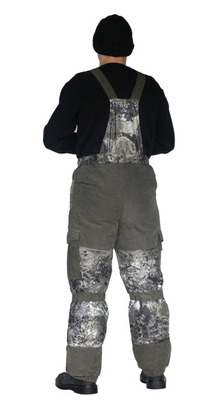 Костюм зимний «ГЕРКОН» куртка/брюки, цвет: кмф "серая глина"/т.хаки, ткань: Алова/Финляндия