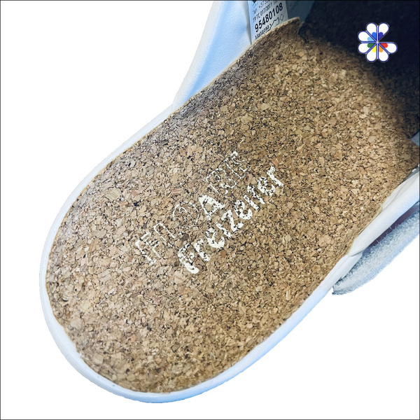 Сабо мужские, белые, арт. 95480108 ИОНЕЛ нат. кожа, стелька пробка,  Молдшуз