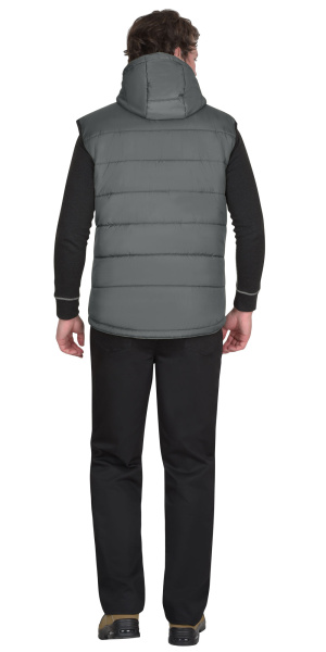 Жилет "ЗОДИАК" т.серый (ЧЗ) тк. Дюспо