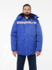 Куртка мужская зимняя Кур710 ткань смесовая, цвет васильковый СОП