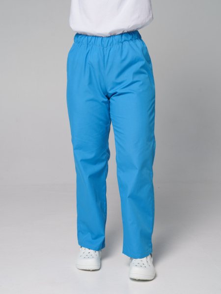 Брюки рабочие универсальная №104 голубой, ткань ТИСИ