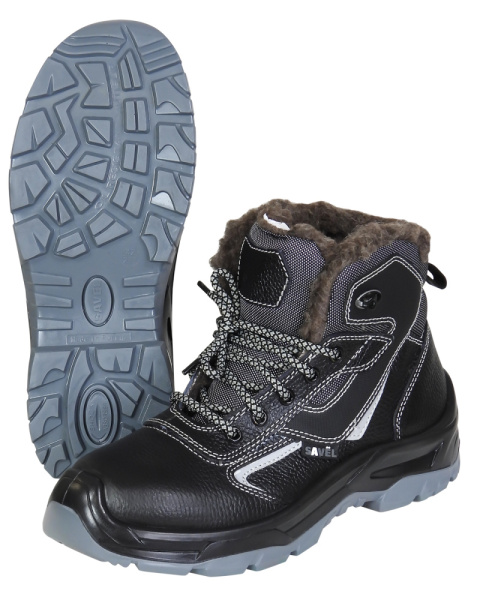 Ботинки "Джет-Зима", кожа, шерстин, МП, ПУ-ТПУ