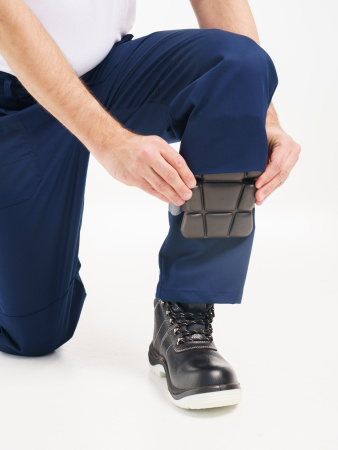 Брюки рабочие мужские №111 тёмно-синий СОП (ЧЗ)