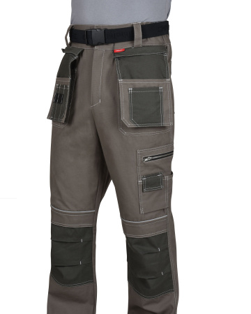 Брюки "Токио" т.песок с хаки (тк.Канвас)